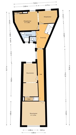 Singel 19, 3861 AD Nijkerk - Eerste verdieping - 2D.jpg