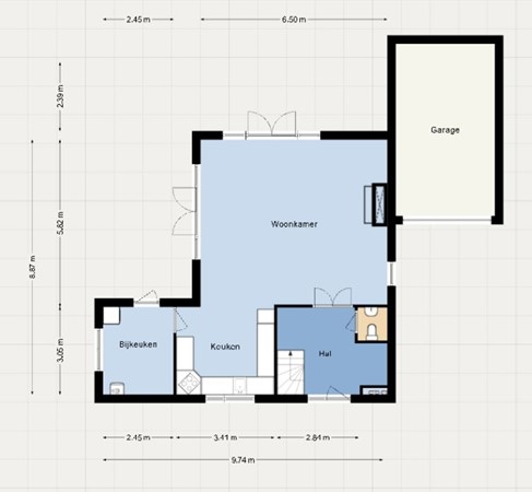 Zwanenbalg 32, 8754 DD Makkum - plattegrond zb32.JPG