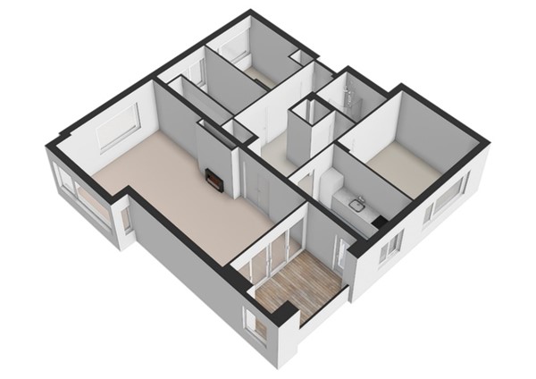 Huis te Landelaan 88, 2283 SJ Rijswijk - Huis te Landelaan 88_3e verdieping_3D.jpg