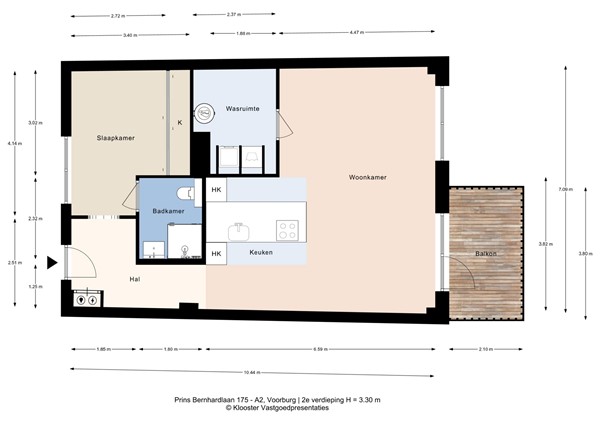 Prins Bernhardlaan 175A2, 2273 DP Voorburg - Prins Bernhardlaan 175 - A2_2e verdieping.jpg