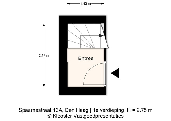 Spaarnestraat 13A, 2515 VL Den Haag - Spaarnestraat 13A - 1e verdieping - 2D.jpg