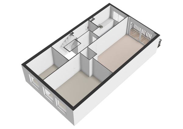 Spaarnestraat 13A, 2515 VL Den Haag - Spaarnestraat 13A - 2e verdieping - 3D.jpg