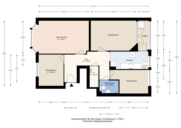Oudemansstraat 160, 2522 SR Den Haag - Oudemansstraat 160_1e verdieping.jpg
