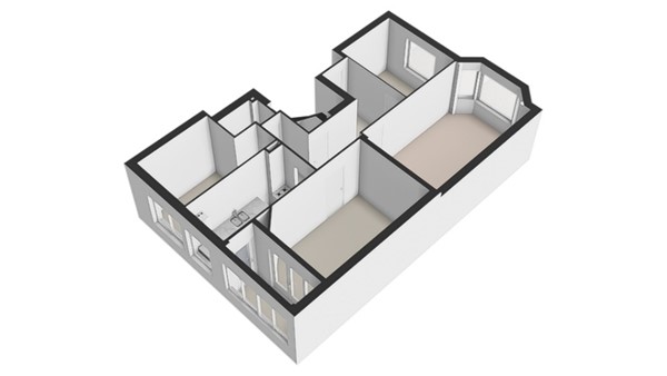 Oudemansstraat 160, 2522 SR Den Haag - Oudemansstraat 160_1e verdieping_3D.jpg