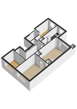 Jurriaan Kokstraat 252, 2586 SP Den Haag - Plattegrond Jurriaan Kokstraat 252 1e - 3D.png
