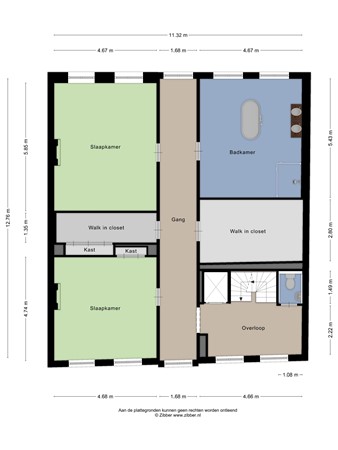 Floorplan - Lingerzijde 39, 1135 AN Edam