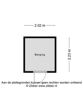 Floorplan - President Allendelaan 225, 1068 VM Amsterdam