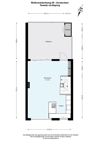 Wolbrantskerkweg 59, 1069 CL Amsterdam - Wolbrantskerkweg 59 - Amsterdam - 2e_verdieping - 2D.jpg