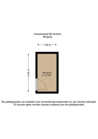Vossenstraat 98, 6811 JD Arnhem - Berging - 2D.jpg