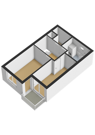 Vossenstraat 98, 6811 JD Arnhem - Eerste verdieping - 3D.png