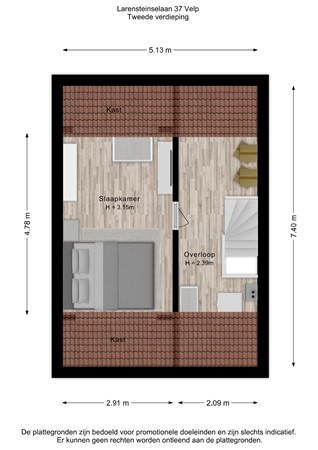 Larensteinselaan 37, 6882 CV Velp - Tweede verdieping - 2D.jpg