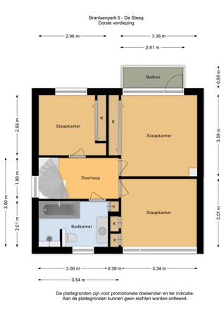 Brantsenpark 5, 6994 AM De Steeg - Eerste verdieping - 2D.jpg