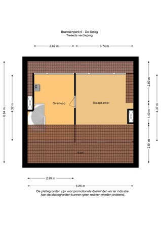 Brantsenpark 5, 6994 AM De Steeg - Tweede verdieping - 2D.jpg