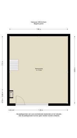 Vlamoven 33N, 6826 TM Arnhem - Begane grond - 2D.jpg