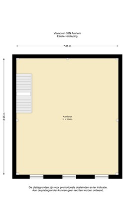 Vlamoven 33N, 6826 TM Arnhem - Eerste verdieping - 2D.jpg