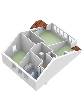 Floorplan - Mozartlaan 3, 6881 PJ Velp