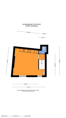 Floorplan - Janslangstraat 4, 6811 GG Arnhem