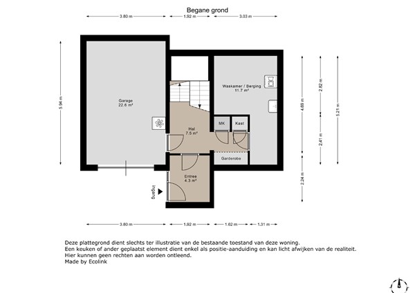 Sint Catharinastraat 43, 6235 BC Ulestraten - St. Catharinastraat 43, Ulestraten. begane grond.jpg