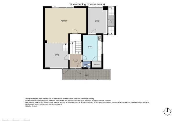 Sint Catharinastraat 43, 6235 BC Ulestraten - St. Catharinastraat 43, Ulestraten. 1e verdieping. zonder terras.jpg