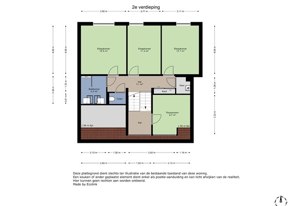 Sint Catharinastraat 43, 6235 BC Ulestraten - St. Catharinastraat 43, Ulestraten. 2e verdieping.jpg