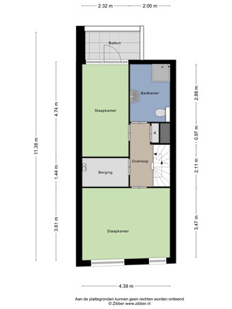 Sint Teunisstraat 11B, 6211 BA Maastricht - 431541_2D_Tweede_Verdieping_Sint_Teunisstraat_11_b_Maastricht_03.jpg
