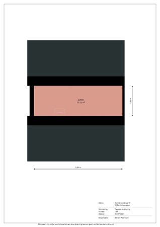 Don Boscostraat 61, 6235 EJ Ulestraten - Don Boscostr 61 -  Indicatieve Plattegrond_Zolder.jpg