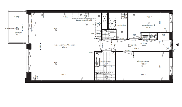 Mangoweg 335, 2321 HZ Leiden - Mangoweg 335 plattegrond.png
