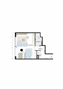 Studio-appartement - type E