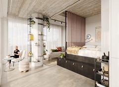 Studio-appartement - type D