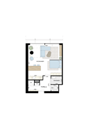 Studio-appartement - type A