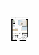 Studio-appartement - type AS