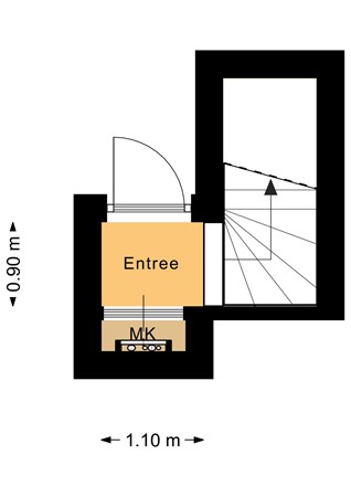 Floorplan - Overtoom 34-3, 1054 HK Amsterdam