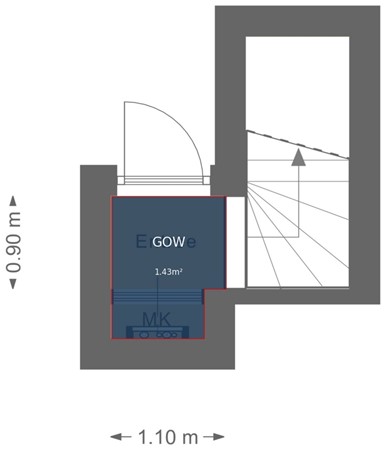Floorplan - Overtoom 34-3, 1054 HK Amsterdam