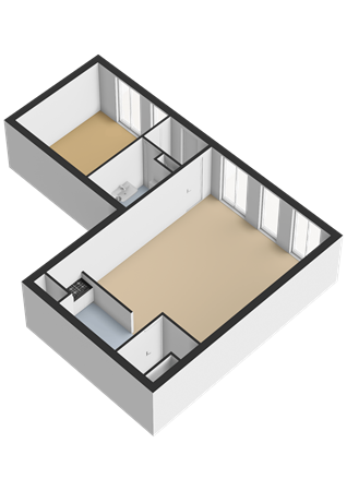 Floorplan - Louis Couperusstraat 8, 3532 CZ Utrecht