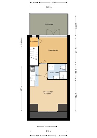 Floorplan - Laan van Nieuw-Guinea 57, 3531 JC Utrecht