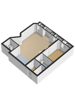 Floorplan - Brinklaan 115A 1, 1404 GB Bussum