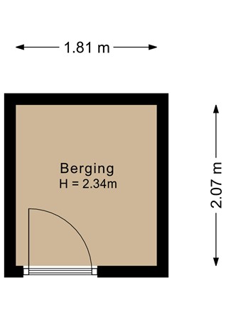 Floorplan - Brinklaan 115A 1, 1404 GB Bussum