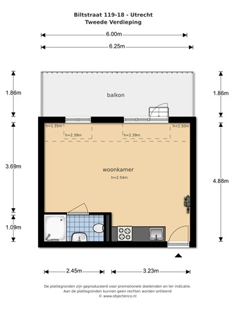 Medium property photo - Biltstraat 119-18, 3572 AP Utrecht