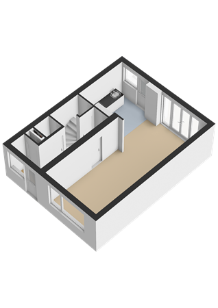 Floorplan - Heggerank 34, 3434 EK Nieuwegein