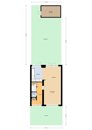 Floorplan - Heggerank 34, 3434 EK Nieuwegein