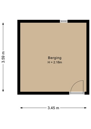 Floorplan - Rubenslaan 79-3, 3582 JE Utrecht
