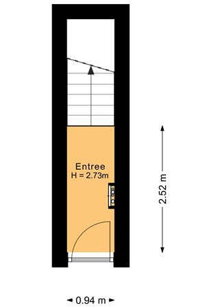 Floorplan - Balijelaan 39BS, 3521 GL Utrecht