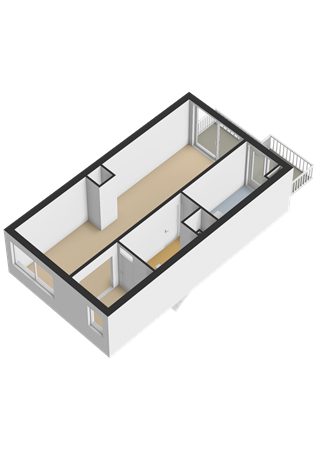 Floorplan - Balijelaan 39BS, 3521 GL Utrecht