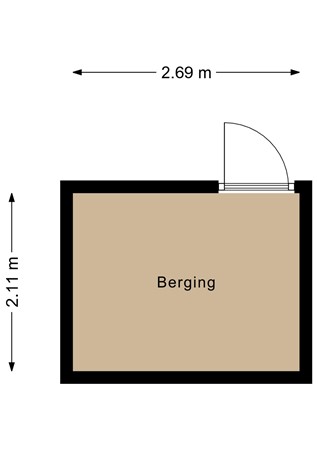 Floorplan - Zijdebalenstraat 15, 3513 DH Utrecht