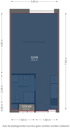Floorplan - Westerdijk 4-0218, 3513 EW Utrecht