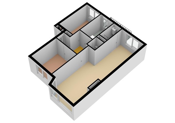 Floorplan - Van Eysingalaan 119, 3527 VC Utrecht
