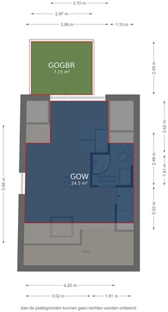 Floorplan - Pieter Nieuwlandstraat 86, 3514 HL Utrecht