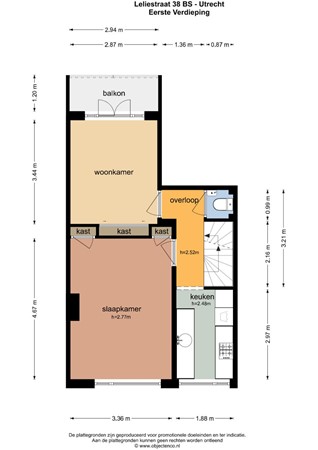 Medium property photo - Leliestraat 38BS, 3551 AV Utrecht