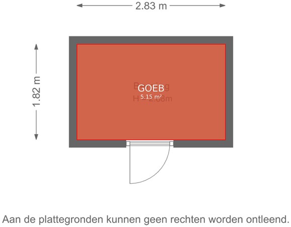 Floorplan - Louis Armstronglaan 574, 3543 EB Utrecht