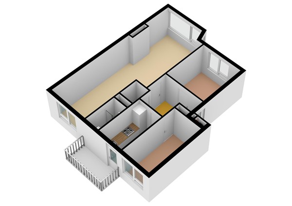 Floorplan - Van Eysingalaan 119, 3527 VC Utrecht
